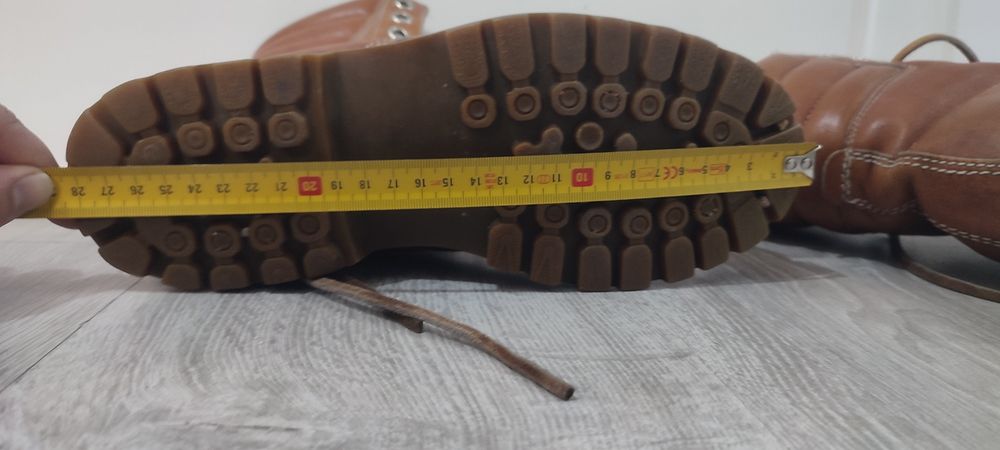Skórzane Buty Skandynawskie Lapikas Army Moc Toe Vintage Survival Rozm. 38/39