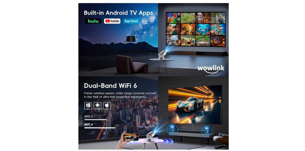 Projektor Led Wowlink projektor przenośny W210