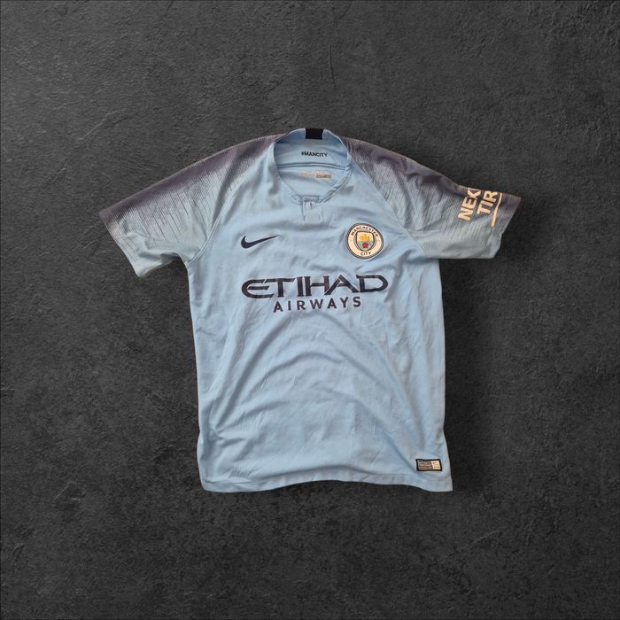 Manchester City 2018/2019 Domowa Koszulka Piłkarska