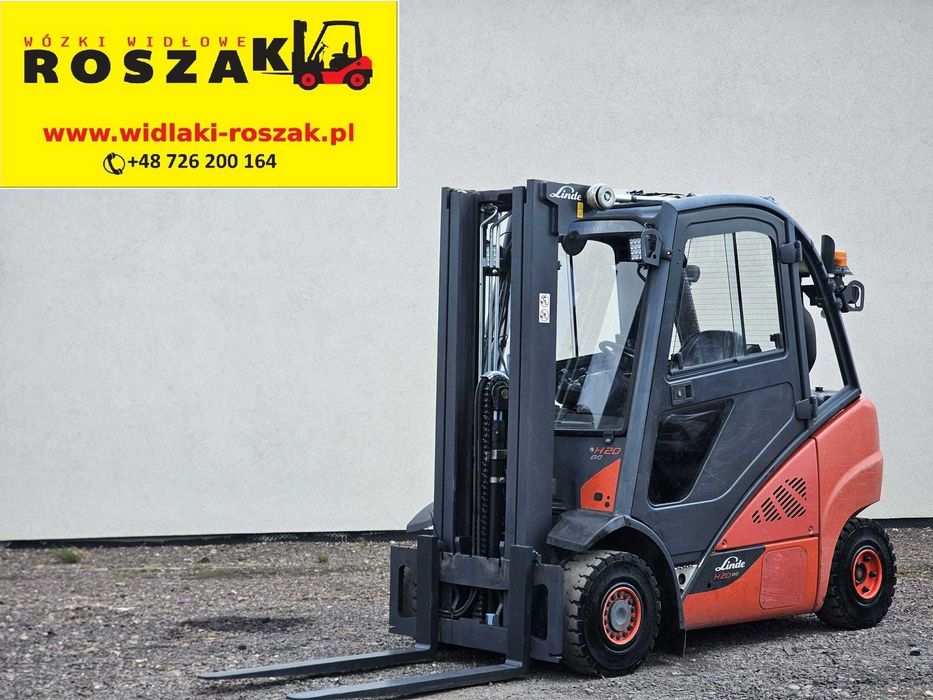 Wózek widłowy Linde H20D-02/600 DIESEL Triplex 5363h Kabina