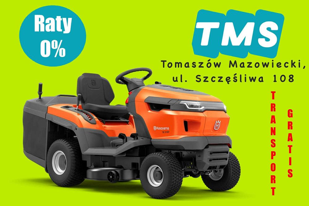 Traktorek Husqvarna TC215T do Firmy Sad Komunalny HIT/TRANSPORT PL