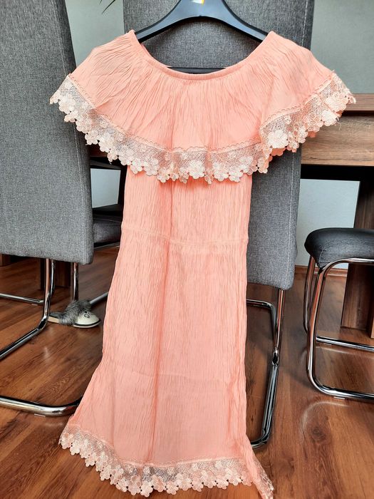 Damska sukienka/ hiszpanka/ na wesele, rozmiar S