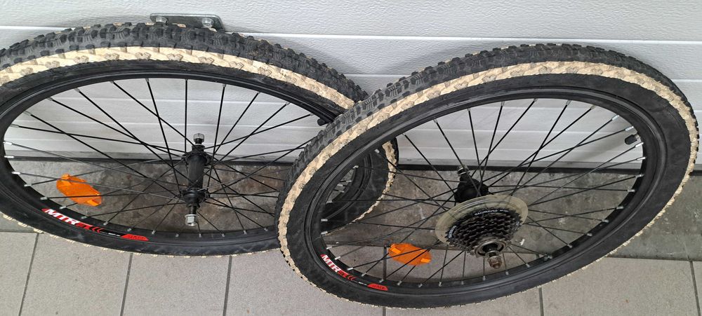 kpl Koła KROSS 24" cale czarne v-brake MTB Kross tył + przód