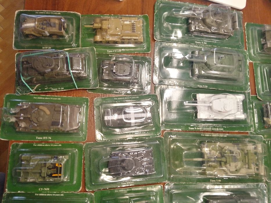 Модели серии Русские Танки Масштаб 1:72