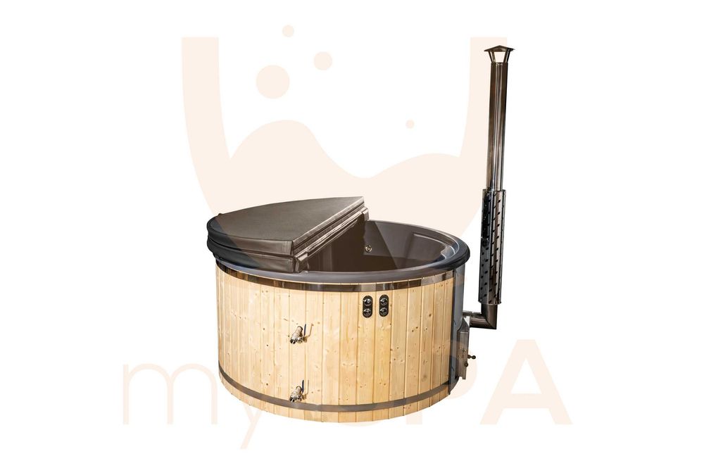 Balia Ogrodowa Sauna Jacuzzi Hot Tub SPA Beczka Pokrywa Termiczna