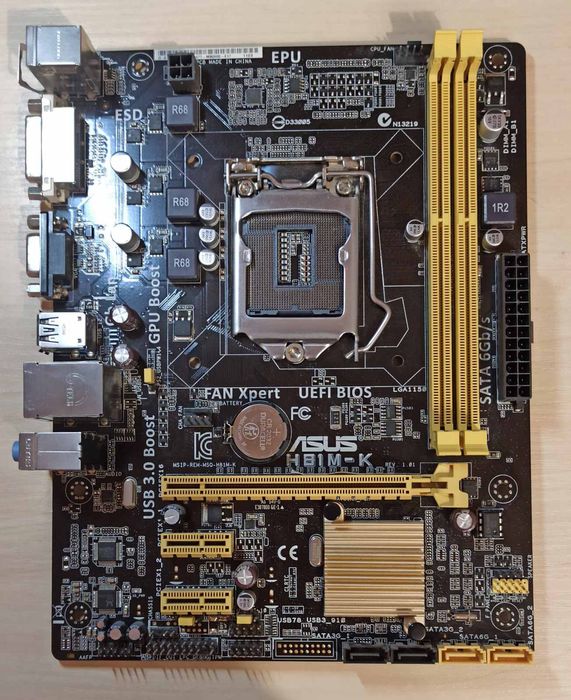 Материнська плата Asus H81M-K (s1150/H81/2xDDR3) б/в