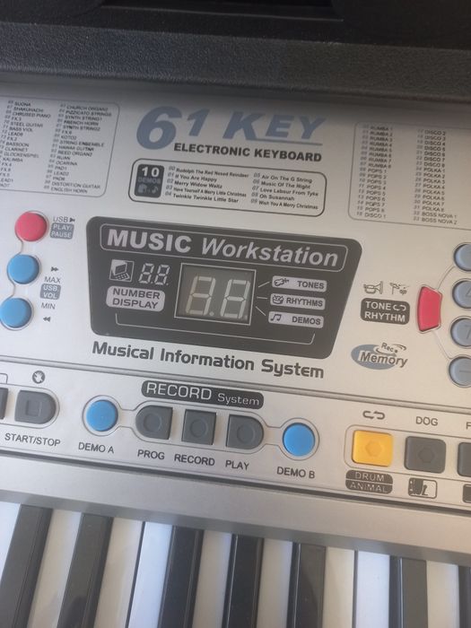 Keyboard 61 klawiszy, nowy