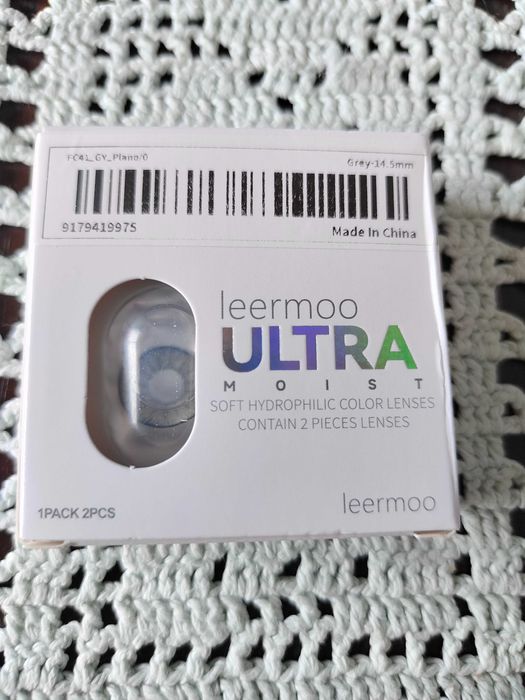 soczewki kolorowe szare zero roczne cosplay + gratis