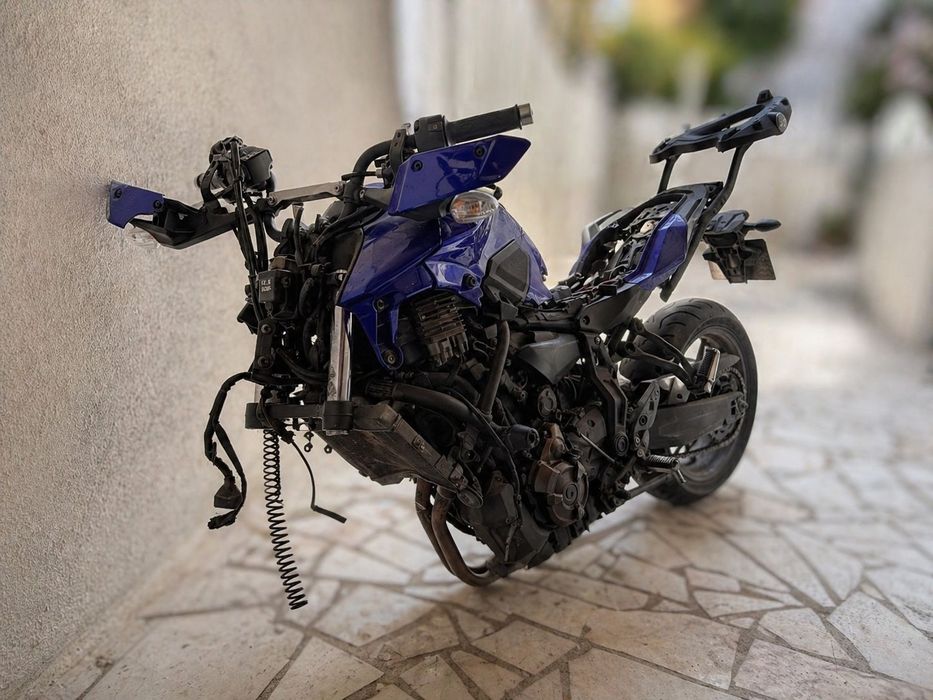 Acidentada Yamaha tracer 700