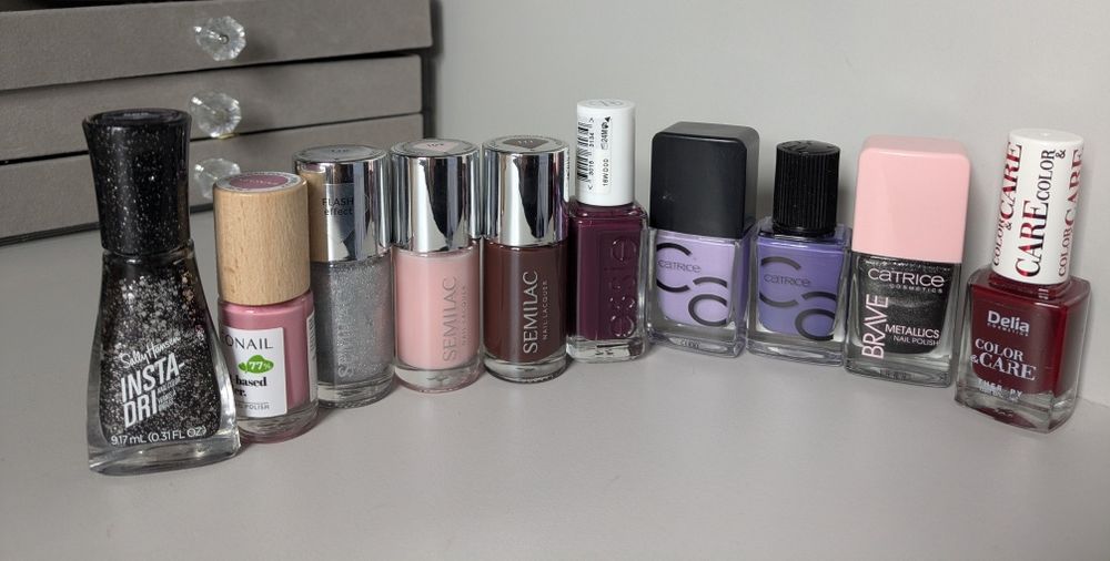 Zestaw lakierów do paznokci Neonail Essie Catrice Sally Hansen