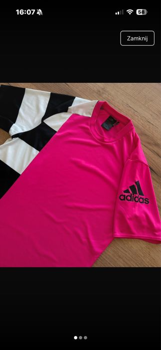 Koszulka treningowa Adidas Różowa Climalite