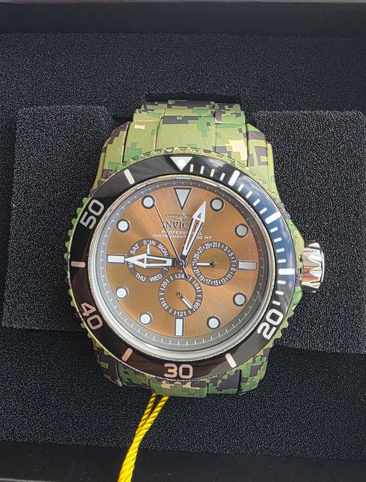 ‼️NEW‼️Мужские часы Invicta Pro Diver хаки Aqua Plating 48мм (Инвикта)