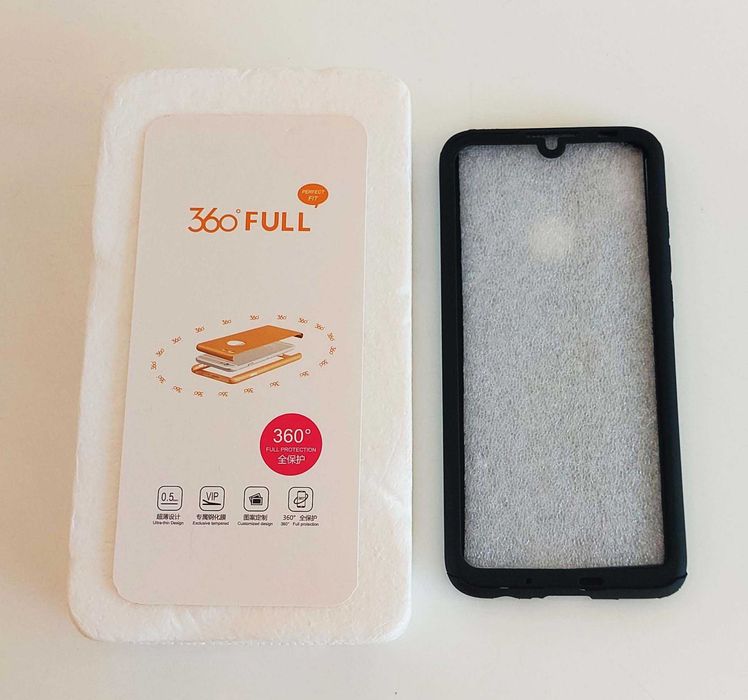 Capa de protecção 360.º frente e verso para Huawei P Smart 2019