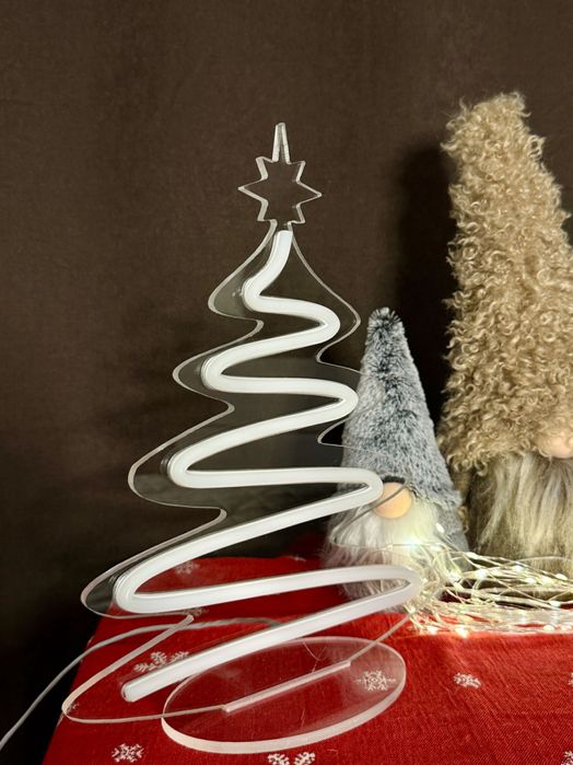 Світильник, неоновий різдвяний.