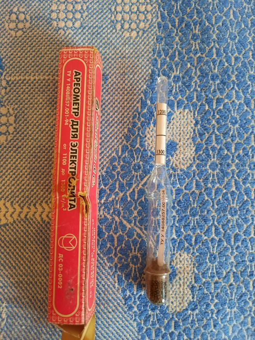 Ареометр для плотности кислоты или другой жидкости