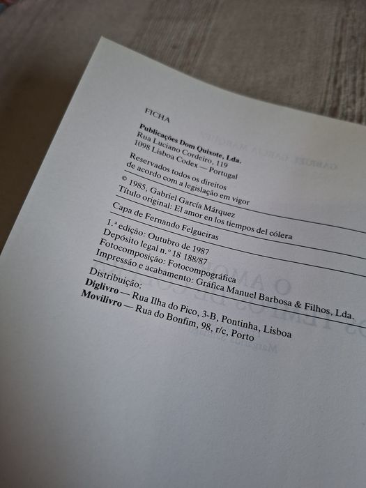 Gabriel Garcia Márquez livro