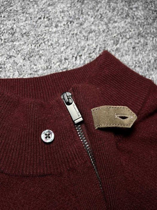 Чоловічий светр MASSIMO DUTTI  1/4 zip - 100% Вовна - Розмір М