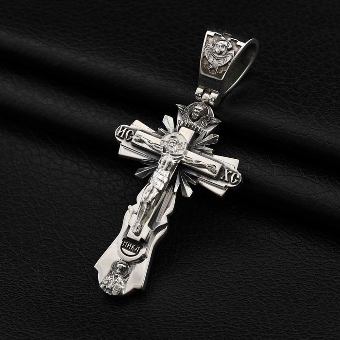 Масивний срібний хрестик ЛУЧІ вагою 28.8 грам