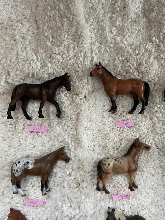 Unikatowe wycofane modele figurki koni konie Schleich