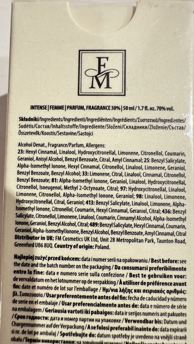 Perfum inspirowany dior- hyptonic poison