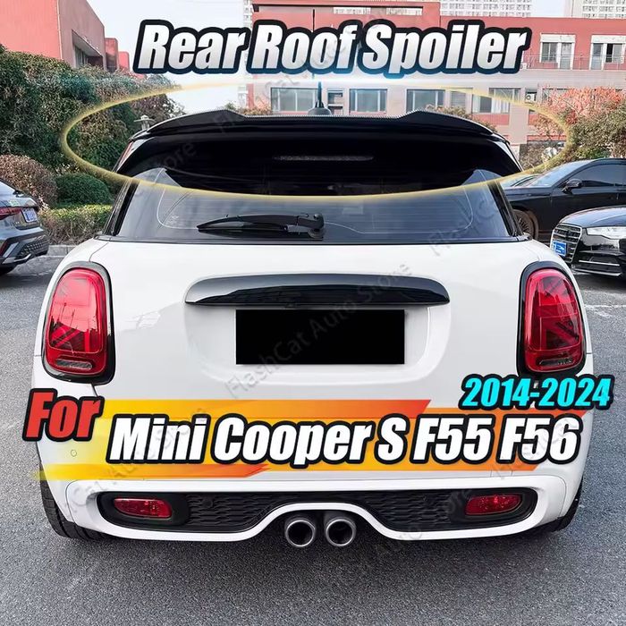 Спойлер Mini Cooper F55 F56 накладка на багажник бленда мини купер ляду міні купер