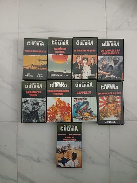 Filmes de VHS da Coleção Filmes de Guerra
