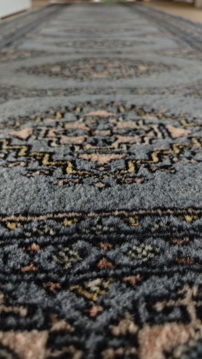 Wełniany dywan Buchara, chodnik turecki 80x327cm