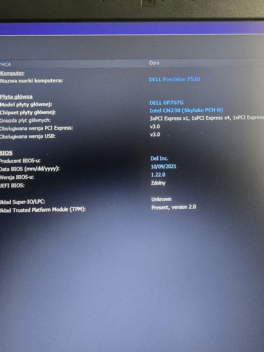 Laptop Dell bardzo dobry.