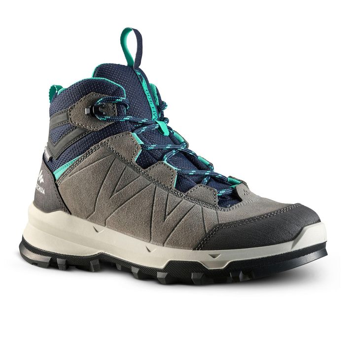 Botas de caminhada impermeáveis 28 ao 39 criança, MH900 azul