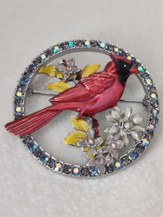 Kirks Folly птичка брошка игрушка