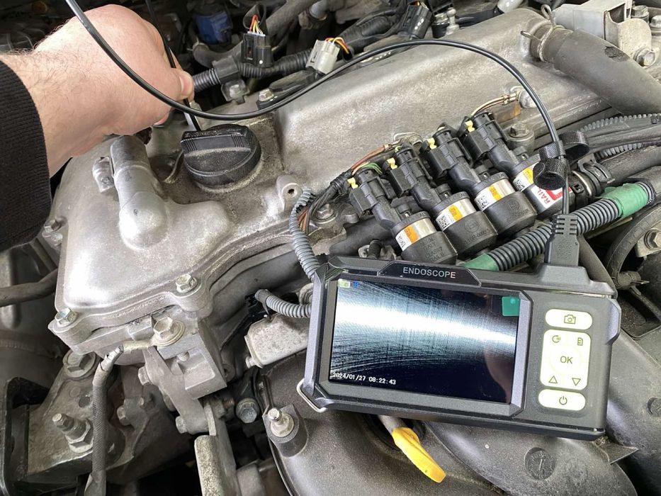 Для дизеля! Товщина зонду 5.5мм! 2 камери! Ендоскоп эндоскоп бороскоп