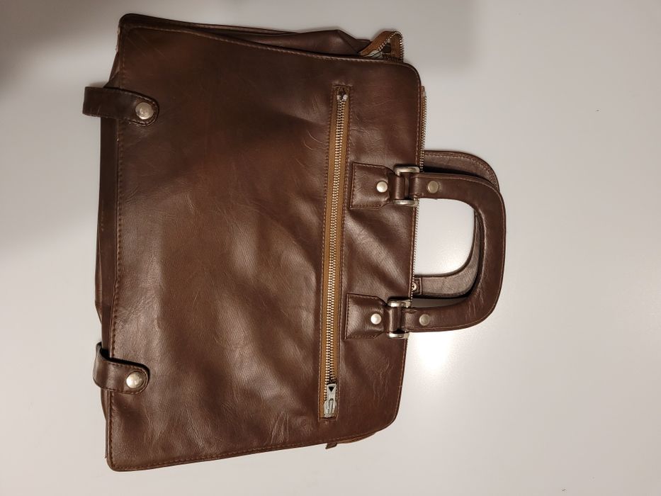 Aktówka brązowa na dokumenty