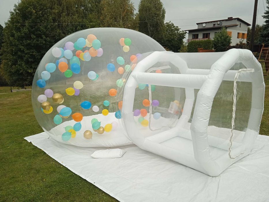 Dmuchaniec Dmuchany Domek Iglo Bańka Bubble House wirujące Balony