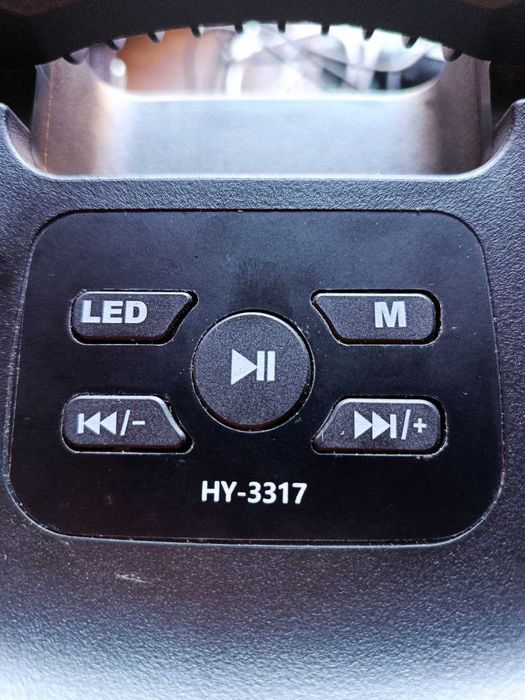 Колонка Bluetooth HY-3317 | RGB подсветка | хорошее состояние