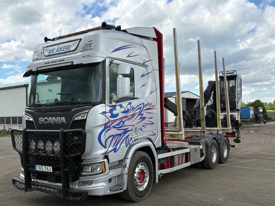 Samochód ciężarowy Scania R650, 2019 rok do drewna