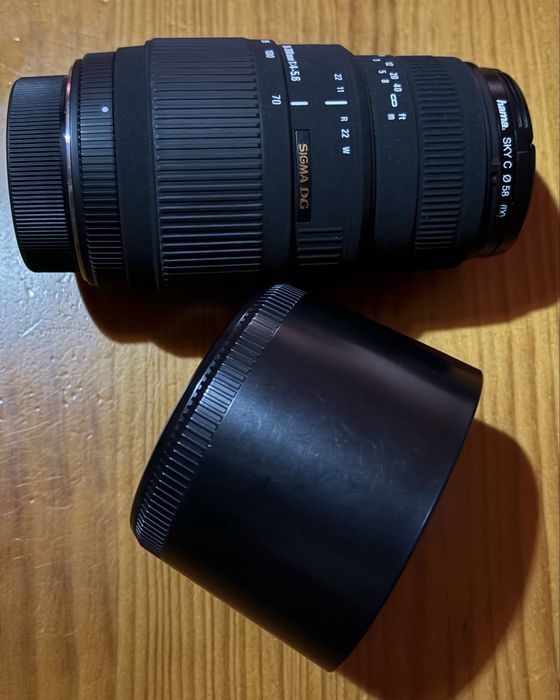 Objetiva Sigma 70-300mm. 4-5,6 DG Nikon  Macro