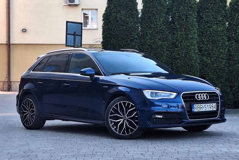 Audi A3 Sportback 1.4 TFSI • 2016 • 142 tys. km • S-line • Zadbane • Bez wkładu