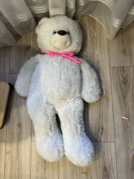 Медведь белый мягкий