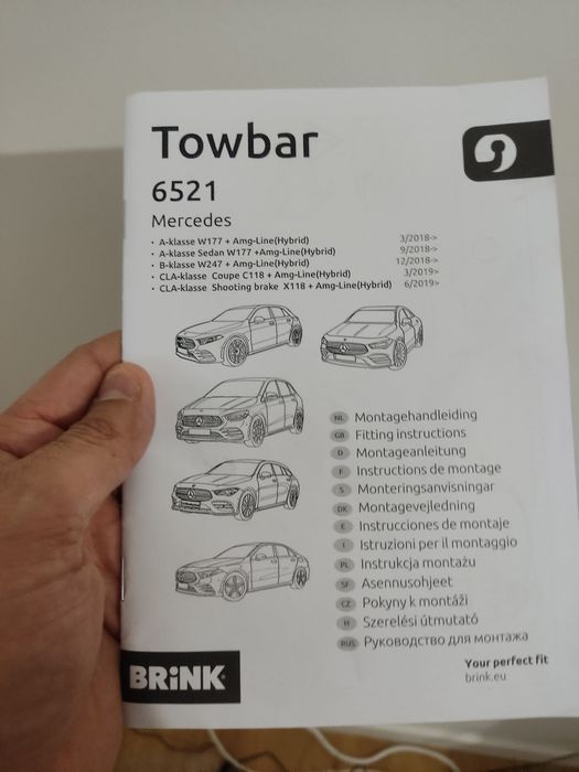 Sistema reboque completo mercedes