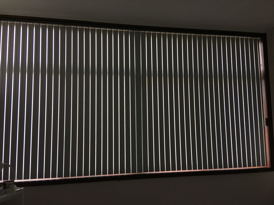 Estores telas verticais em PVC