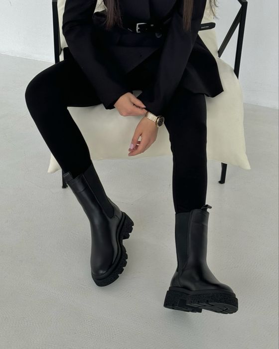 Жіночі шкіряні челсі 37,39