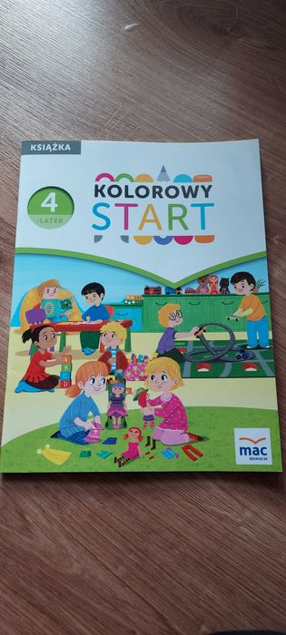 Kolorowy Start 4 latek książka MAC nowa