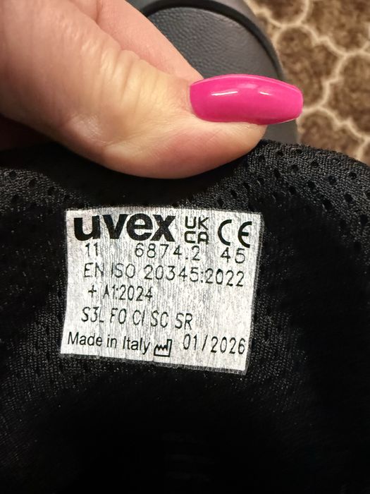 Uvex buty ochronne