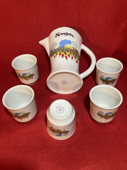 Sangria Pitcher Set, Porcelain432572862972579842