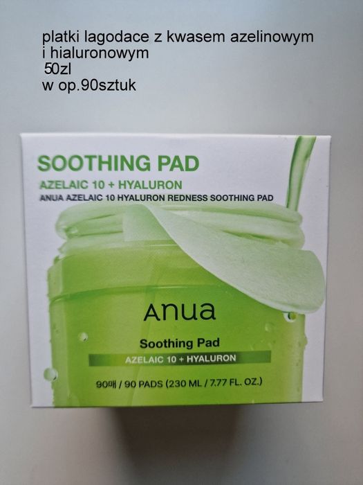 Anua Azelaic 10 + Hyaluron Redness Soothing Pad płatki pod oczy