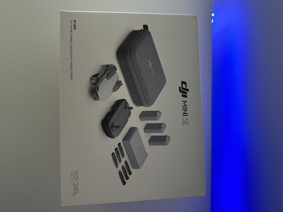 Drone DJI Mini SE - Pack Fly More Combo COMO NOVO