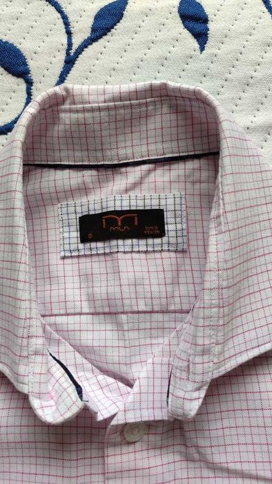 Camisa Rosa Homem Milano | Tamanho S - Slim Fit