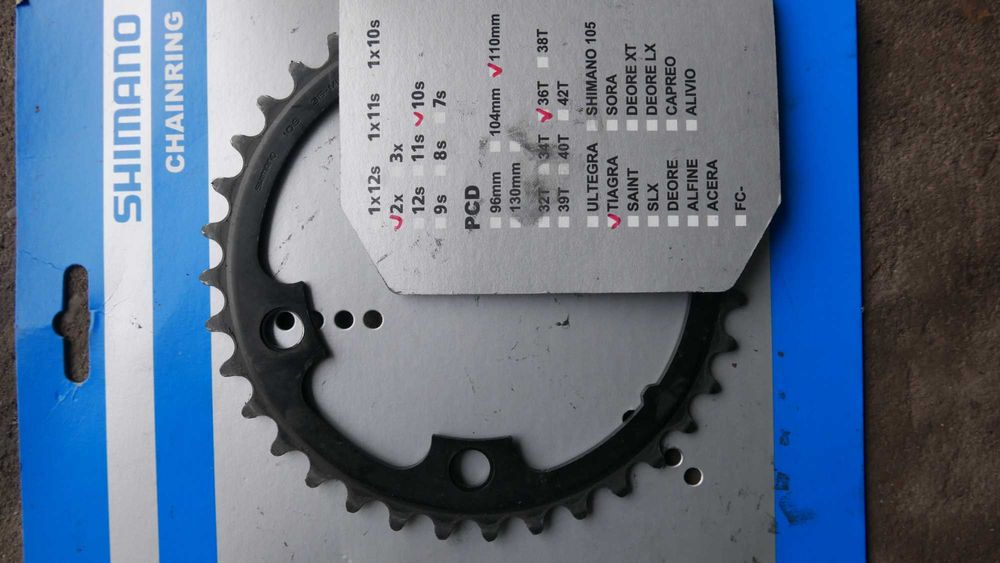 Sprzedam blaty Tiagra 4700  52T/36T 2x 10s 110mm