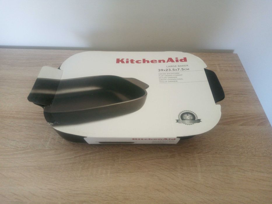 Kitchen aid large baker 39x23x7,5 cm Novo + Tampo de Bambu Selada