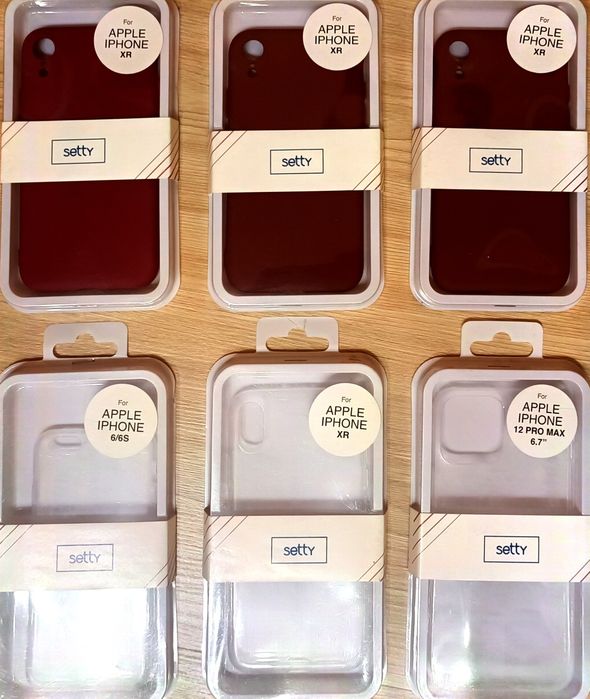 6x Etui Case plecki Apple iPhone XR 12 Pro Max 6/6S